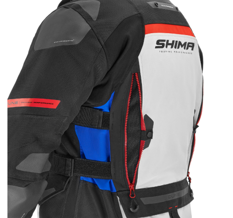 Geacă Moto Touring Shima Dune - Sistem 3-în-1, Impermeabilă