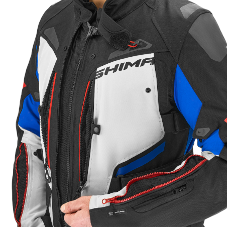 Geacă Moto Touring Shima Dune - Sistem 3-în-1, Impermeabilă