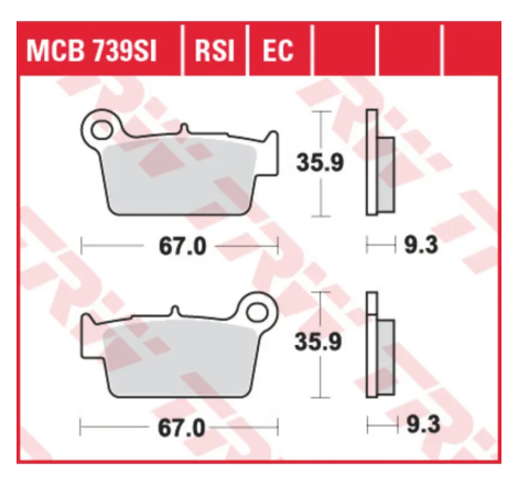 placute-frana-moto-trw-mcb739ec