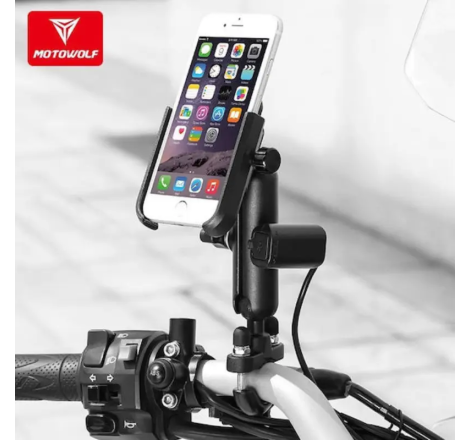 suport-telefon-ghidon-moto-motowolf-incarcare-usb-black
