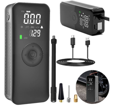 Compresor Portabil FreedConn T3106-1S - 150 PSI Acumulator 5200mAh