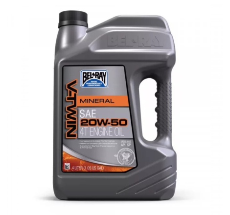 Ulei motor mineral Bel-Ray V-Twin 20W-50 4T canistră 4 litri