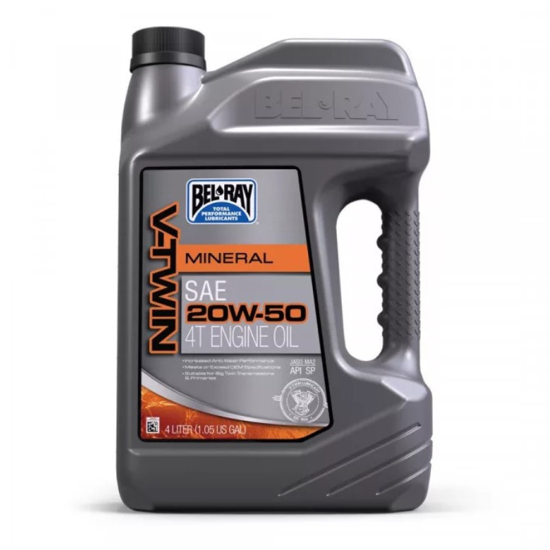 Ulei motor mineral Bel-Ray V-Twin 20W-50 4T canistră 4 litri