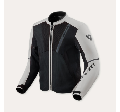 Jachetă moto REV'IT! GT-R 4 Air FJT430 – textil mesh negru