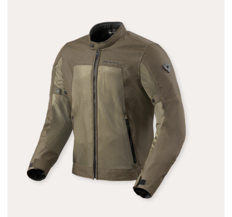 Jachetă moto REV'IT! Eclipse 2 – textil mesh urban negru vară CE nivel 1