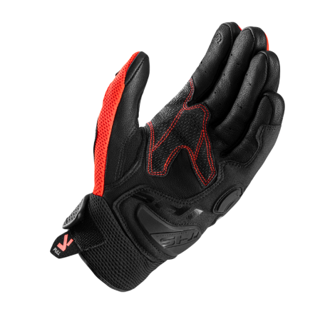 Perforații piele capră și thick mesh mănuși moto vară SHIMA Spark 3.0