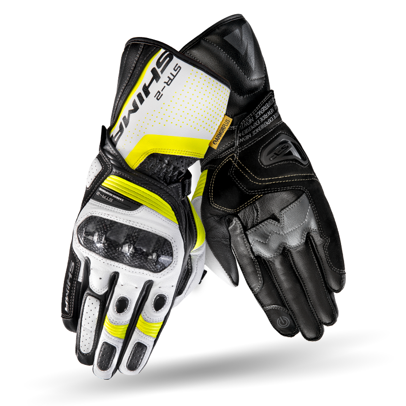 Manusi Moto Piele Shima STR-2 Carbon Sportive | MotorBikers