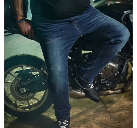 Blugi Moto Bering Trust King Size Denim Cordura Albastru