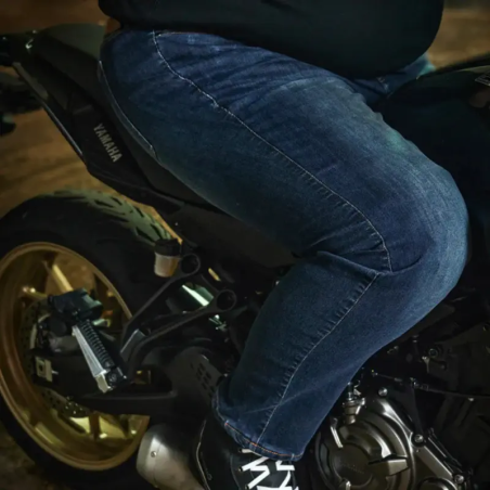 Blugi Moto Bering Trust King Size Denim Cordura Albastru