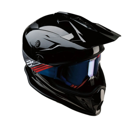 Casca Moto Dual-Sport Z1R Range 2.0 Solid Black