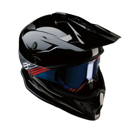 Casca Moto Dual-Sport Z1R Range 2.0 Solid Black