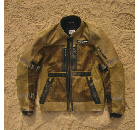 Detaliu panou mesh High Tenacity Polyamide jacheta moto SPIDI Tech Armor 2
