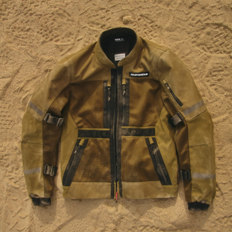 Detaliu panou mesh High Tenacity Polyamide jacheta moto SPIDI Tech Armor 2