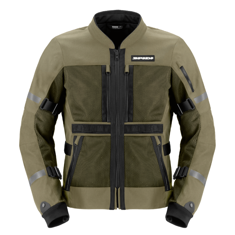 Geaca moto mesh SPIDI Tech Armor 2 T379 negru – CE Clasa AA ventilatie maxima vara