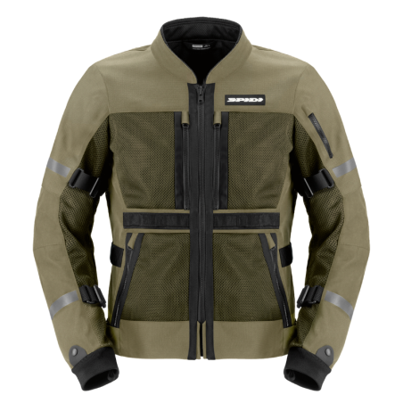 Geaca moto mesh SPIDI Tech Armor 2 T379 negru – CE Clasa AA ventilatie maxima vara