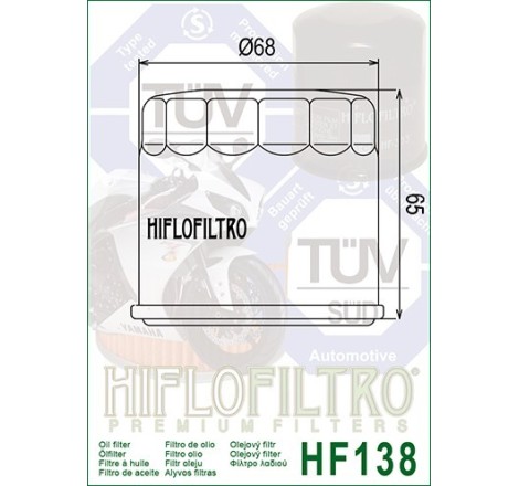  Filtru ulei HF-138