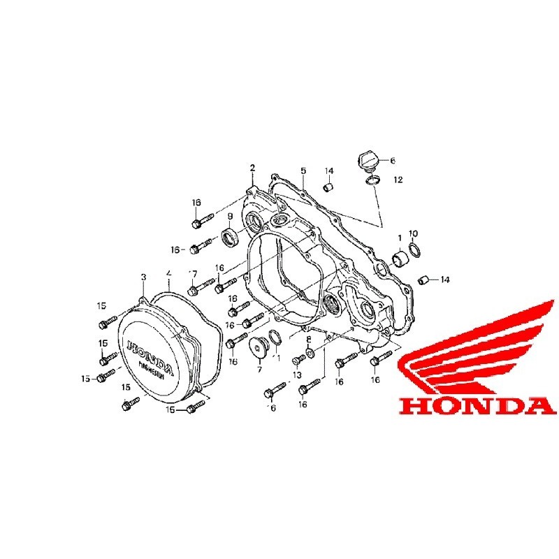 GARNITURA HONDA CRF250R-X (2004-2006)