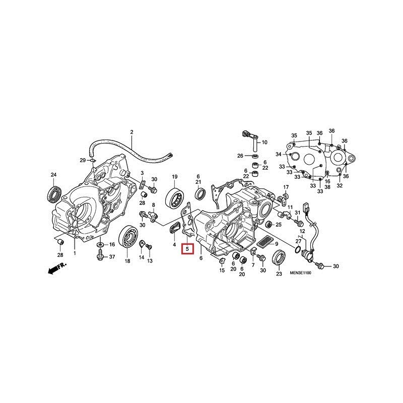 GARNITURA HONDA CRF250R-X (2004-2006)