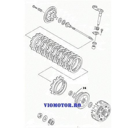 SAIBA AMBREIAJ YAMAHA WR450F(2003-2004)-9021520231
