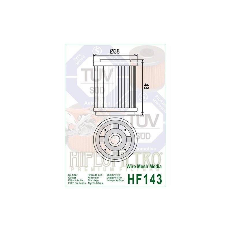  Filtru ulei Hiflo HF-143