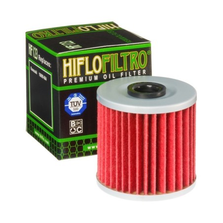 Filtru ulei Hiflofiltro HF123 pentru motocicletă / ATV