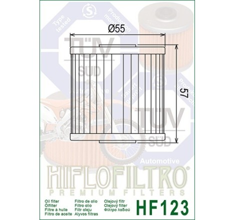 Filtru ulei HF123