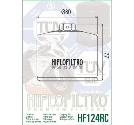 Filtru ulei HF124 RC