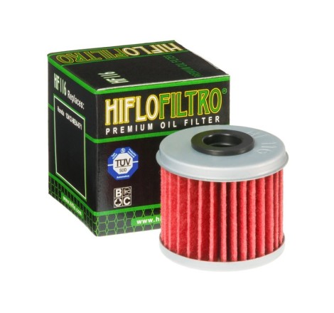 Filtru ulei Hiflofiltro HF117 pentru motocicletă / ATV
